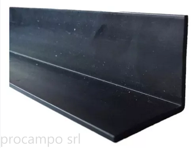 ANGULO NEGRO PVC  4.8  AG1 12 x 14 mm