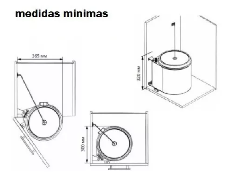 Porta residuos c/soga 